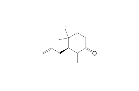 Cyclohexanone, 2,4,4-trimethyl-3-(2-propenyl)-