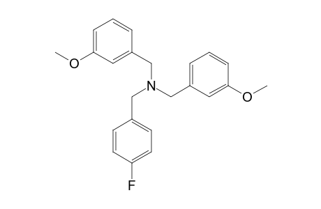 N,N-Bis(3-methoxybenzyl)-4-fluorobenzylamine
