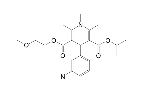 3-Isopropyl 5-(2-methoxyethyl) 4-(3-aminophenyl)-2,6-dimethyl-1,4-dihydro-3,5-pyridinedicarboxylate, N-methyl