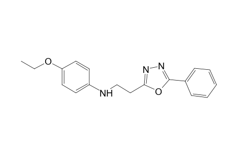 2-(2-p-phenetidinoethyl)-5-phenyl-1,3,4-oxadiazole