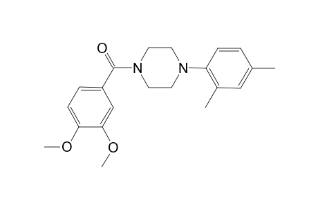 (3,4-Dimethoxyphenyl)[4-(2,4-dimethylphenyl)piperazin-1-yl]methanone