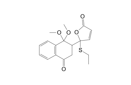 5-Ethylthio-5-(1',1'-dimethoxy-4'-oxo-1',2'-3',4'-tetrahydronaphth-2'-yl)furan-2(5H)-one