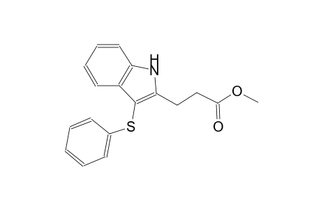 1H-indole-2-propanoic acid, 3-(phenylthio)-, methyl ester