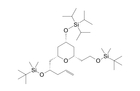 [(2S,4R,6R)-2-(2-tert-Butyldimethylsilyloxyethyl)-6-{(2S)-2-tert-butyldimethylsilyloxypent-4-enyl}-4-triisopropylsiloxy]tetrahydropyran