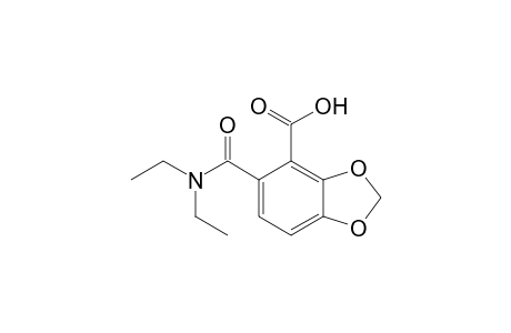 5-(diethylcarbamoyl)-1,3-benzodioxole-4-carboxylic acid