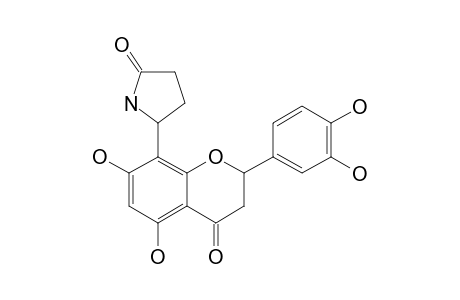 DRACOCEPHINS-D;5,7,3',4'-TETRAHYDROXY-8-(2-OXOPYRROLIDIN-5-YL)-FLAVANONE;DIASTEREOISOMER-II