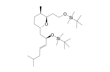 (2R,3R,6S)-2-[2-(tert-Butyl-dimethyl-silanyloxy)-ethyl]-6-[(E)-(R)-2-(tert-butyl-dimethyl-silanyloxy)-6-methyl-hept-3-enyl]-3-methyl-tetrahydro-pyran