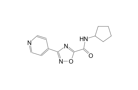 1,2,4-oxadiazole-5-carboxamide, N-cyclopentyl-3-(4-pyridinyl)-