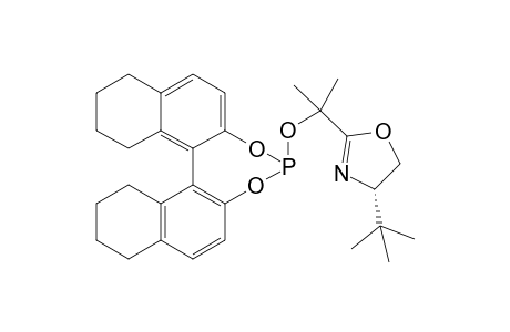 (-)-{2-[(4'S)-(4'-tert-Butyloxazolin-2'-yl)]-2-methylethyl}-[(R)-(5,5',6,6',7,7',8,8'-octahydro-1,1'-binaphthyl-2,2'-diyl)]phosphite