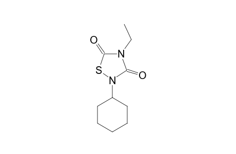 2-CYCLOHEXYL-4-ETHYL-1,2,4-THIADIAZOLIDINE-3,5-DIONE