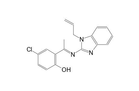 2-[(1E)-N-(1-allyl-1H-benzimidazol-2-yl)ethanimidoyl]-4-chlorophenol