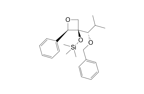 Trimethyl-[(2S,3R)-3-[(1S)-2-methyl-1-phenylmethoxy-propyl]-2-phenyl-oxetan-3-yl]oxy-silane