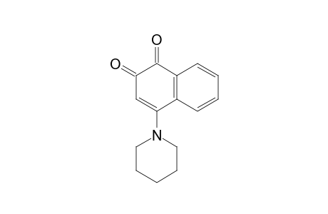 1,2-Naphthalenedione, 4-(1-piperidinyl)-