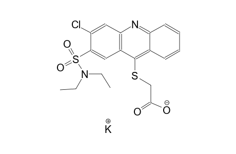 potassium ({3-chloro-2-[(diethylamino)sulfonyl]-9-acridinyl}sulfanyl)acetate