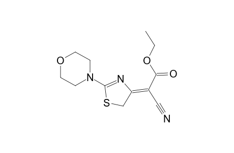 2-Morpholino-4-( ethoxycarbonyl)cyanomethylene-4,5-dihydrothiazole