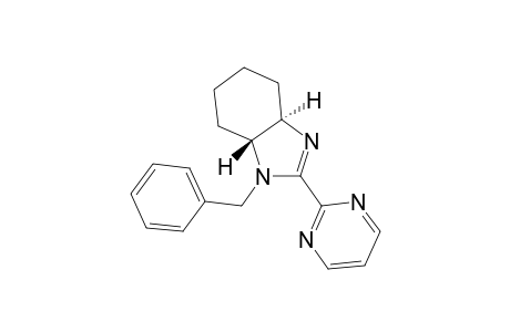 3aR,7aR)-1-Benzyl-2-(1H-pyrimidin-2-yl)-3a,4,5,6,7,7a-hexahydro-1H-benzo[d]imidazole