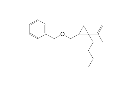1-Butyl-1-(propen-2-yl)-c-2-[(phenylmethoxy)methyl]cyclopropane