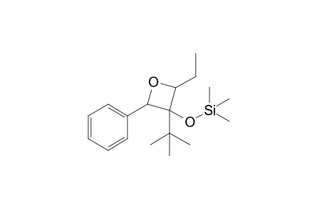 3-(1',1'-Dimethylethyl)-4-ethyl-2-phenyl-3-[(trimethylsilyl)oxy]oxetane