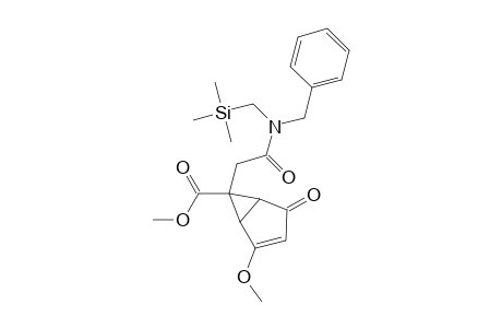 2-Methoxy-6-(methoxycarbonyl)-6-[N-benzyl-N-(trimethylsilylmethyl)acetamido]bicyclo[3.1.0]hex-2-en-4-one