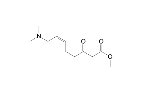 Methyl ester of (Z)-8-(dimethylamino)-3-oxo-6-octenoic acid