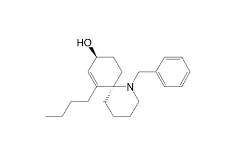 1-Azaspiro[5.5]undec-7-en-9-ol, 7-butyl-1-(phenylmethyl)-, trans-(.+-.)-