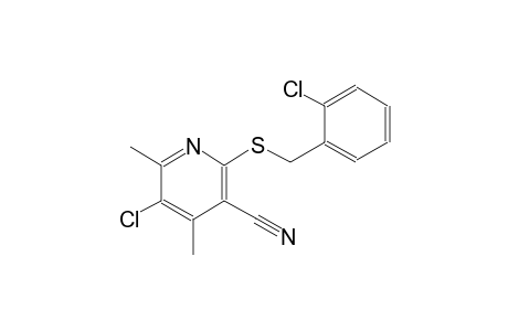 5-Chloro-2-(2-chloro-benzylsulfanyl)-4,6-dimethyl-nicotinonitrile