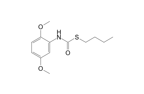 2,5-dimethoxythiocarbanilic acid, S-butyl ester