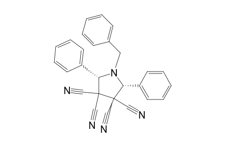 3,3,4,4-Pyrrolidinetetracarbonitrile, 2,5-diphenyl-1-(phenylmethyl)-, cis-