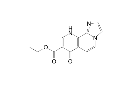 7-keto-10H-imidazo[1,2-h][1,7]naphthyridine-8-carboxylic acid ethyl ester