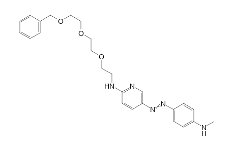 N-(2-{2-[2-(Benzyloxy)ethoxy]ethoxy}ethyl)-N-{5-[4-methylamino]phenylazo)pyridin-2-yl}amine