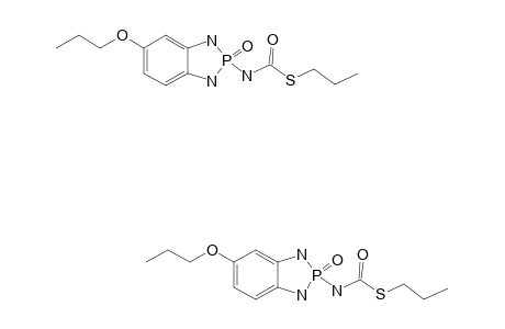 2-[Propylthiocarbamato]-2,3-dihydro-5-propoxy-1H-(1,3,2)-benzodiazaphosphole - 2-Oxide