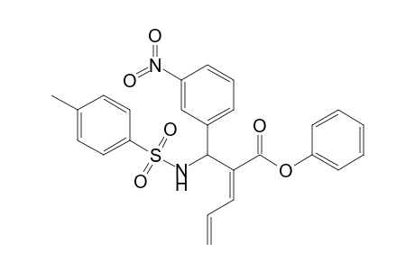 (E)-2-[(3-Nitrophenyl)(toluene-4-sulfonylamino)methyl]penta-2,4-dienoic acid phenyl ester