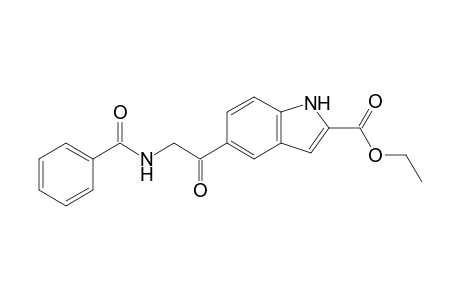 Ethyl 5-[N-(Benzoyl)glycyl]-1H-indole-2-carboxylate