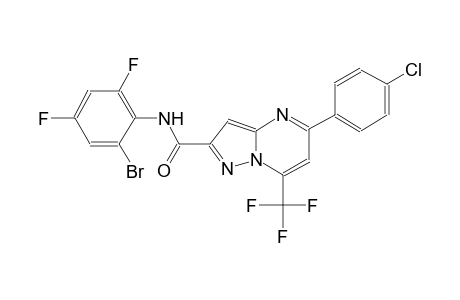 N-(2-bromo-4,6-difluorophenyl)-5-(4-chlorophenyl)-7-(trifluoromethyl)pyrazolo[1,5-a]pyrimidine-2-carboxamide