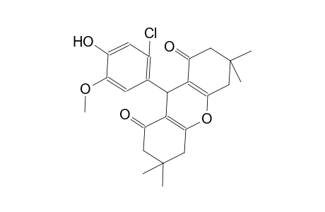 9-(2-Chloranyl-5-methoxy-4-oxidanyl-phenyl)-3,3,6,6-tetramethyl-4,5,7,9-tetrahydro-2H-xanthene-1,8-dione