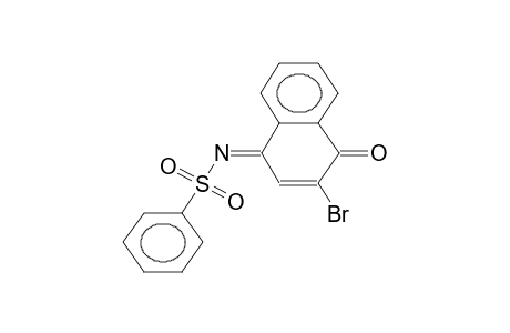 N-PHENYLSULPHONYL-2-BROMO-1,4-NAPHTHOQUINON-4-IMINE