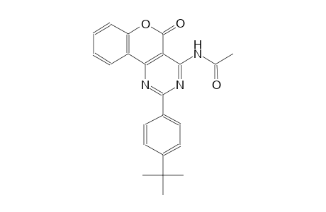 N-[2-(4-tert-butylphenyl)-5-oxo-5H-chromeno[4,3-d]pyrimidin-4-yl]acetamide
