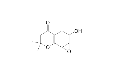 6-Hydroxy-2,2-dimethyl-5,6,7,8-tetrahydro-7,8-epoxychroman-4-one