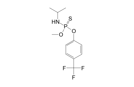 Phosphoramidothioic acid, (1-methylethyl)-, O-methyl O-[4-(trifluoromethyl)phenyl] ester