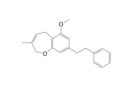 3-METHYL-6-METHOXY-8-(2-PHENYLETHYL)-2,5-DIHYDRO-1-BENZOXEPIN