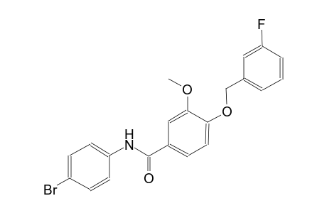 N-(4-Bromo-phenyl)-4-(3-fluoro-benzyloxy)-3-methoxy-benzamide
