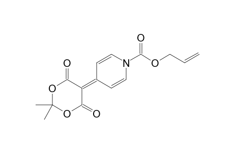 5-(1-Allyloxycarbonyl-1,4-dihydropyridin-4-ylidene)-2,2-dimethyl-1,3-dioxan-4,6-dione