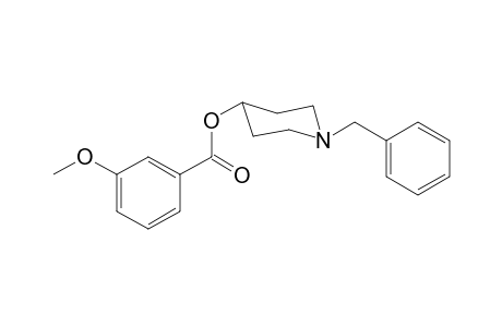 1-Benzylpiperidin-4-yl-3-methoxy benzoate