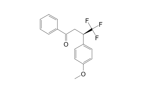 4,4,4-TRIFLUORO-3-(4-METHOXYPHENYL)-1-PHENYL-1-BUTANONE