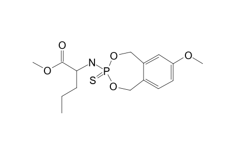 METHYL-2-[(7-METHOXY-3-SULFIDO-1,5-DIHYDRO-2,4,3-BENZODIOXAPHOSPHEPIN-3-YL)-AMINO]-PENTANOATE