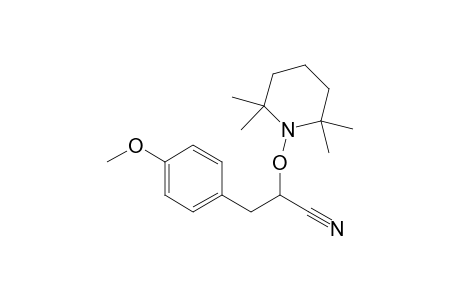 3-(4-Methoxy-phenyl)-2-(2,2,6,6-tetramethyl-piperidin-1-yloxy)-propionitrile