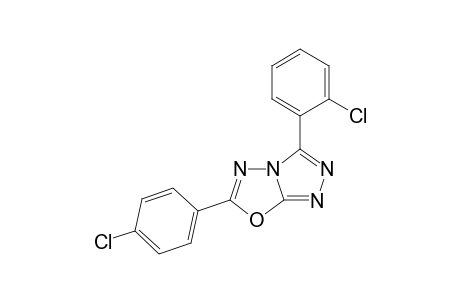 3-(2-Chlorophenyl)-6-(4-chlorophenyl)-[1,2,4]triazolo[3,4-b][1,3,4]oxadiazole