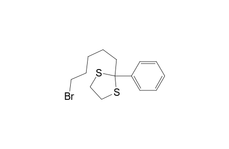 2-(5-bromanylpentyl)-2-phenyl-1,3-dithiolane