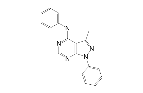 3-METHYL-N,1-DIPHENYL-1H-PYRAZOLO-[3,4-D]-PYRIMIDIN-4-AMINE