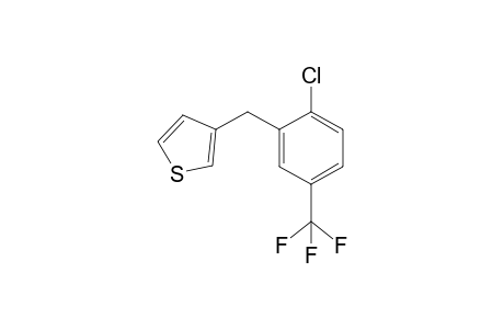 3-[2-chloro-5-(trifluoromethyl)benzyl]thiophene